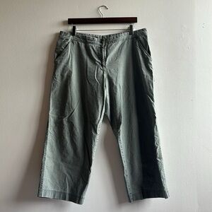 Green Painter Capri Pants WindRiver Size 12